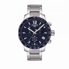 Tissot Quickster Chronograph T095.417.11.047.00 Blue / Silver Stainless Steel A