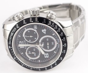 Tissot T0394171105702 V8 Quartz Chrono Men's Watch, Stainless Steel Bracelet 394171105702