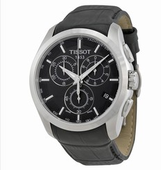 Tissot T-Trend Couturier Black Dial Chronograph Mens Watch T0356171605100 989908900134