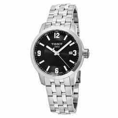 Tissot Men's T055.410.11.057.00 PRC 200 Black Dial Swiss Quartz Watch