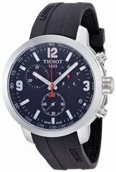 Tissot T Sport Chronograph 41MM Black Rubber Men Watch T0554171705700 New in Box