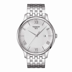 Tissot T0636101103800 Tradition Stainless Steel Analog Men's Roman Index Watch