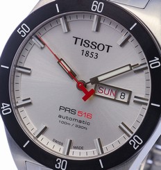 NEW MEN'S TISSOT PRS516 AUTOMATIC 25 JEWEL ANALOG SAPPHIRE T044.430.21.031.00 758499234115