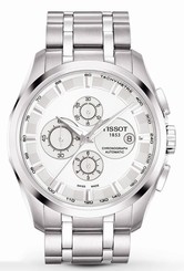 Tissot T0356271103100 Couturier Automatic COSC Men's Chronograph Silver Watch
