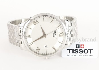 Tissot Tradition T0636101103800 Silver Dial 42mm Men's Watch - Brand New