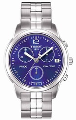Chronograph Tissot PR 100 T0494171104700/T049.417.11.047.00 Blue Dial Mens Watch