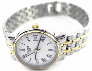 Tissot T52.2.281.13 / T52228113 Desire Two Tone Bracelet White Dial Ladies Watch