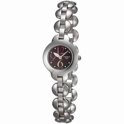 Tissot Women's Grain De Folie Stainless Steel Swiss watch T01118562 T01.1.185.62