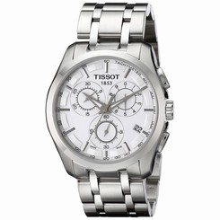 Tissot T0356171103100 Mens Silver Dial Analog Quartz Watch 7611608243596