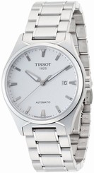 Tissot T0604071103100 T-Tempo Men's Automatic Watch, Silver Dial