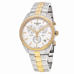 Tissot Men's T101.417.22.031.00 PR 100 Silver Dial Swiss Quartz Watch