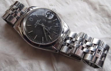 Tudor Prince Oysterdate automatic mens wristwatch steel case & bracelet