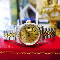 LADIES TUDOR PRINCESS DATE TWO-TONE GOLD & STAINLESS REF: 92413N WATCH 1993