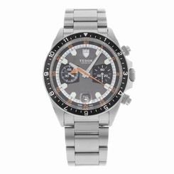 Tudor Heritage Chrono 70330N Stainless Steel Automatic Men's Watch 845960064712