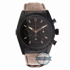 Tudor Fastrider Black Shield Chronograph T42000N Auto 42mm Ceramic Mens Watch