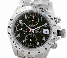 Pre-Owned TUDOR Chrono Time Tiger Automatic Black Dial Men's Watch 79280, ML