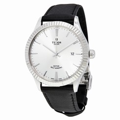 Tudor Style Silver Dial Automatic Mens Watch 12710-SVLS