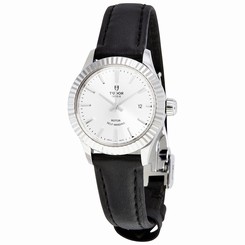 Tudor Style Silver Dial Automatic Ladies Watch 12110-SVLS