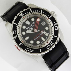 TUDOR Hydronaut 25000 Automatic Black Dial 46mm Black Rubber Retail: $3,650