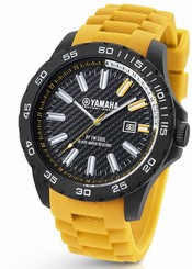 TW Steel Yamaha Factory Racing 45mm Yellow Strap Watch Y12