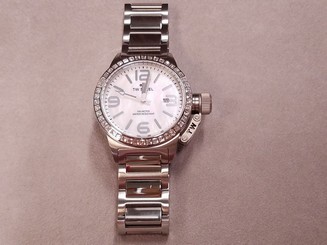 TW Steel Canteen TW302 Lady's Watch With Princess Cut Crystal Bezel 4046261702976