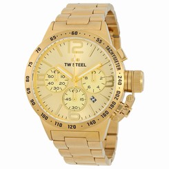 TW STEEL Canteen 45mm Gold Chronograph Gents Watch CB103 - RRP ��439 - BRAND NEW