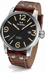 TW Steel Automatic 24 Jewels Watch - Maverick Collection Leather - MS6 (Men's)