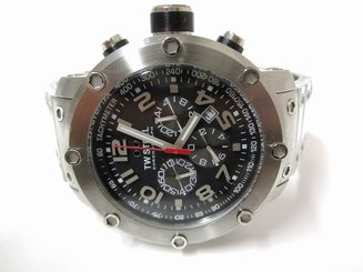TW Steel Men's TW126 Grandeur Stainless Steel Bracelet Watch