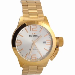 Men's CB162 50 mm Analog Display Quartz Round Rose Gold Watch