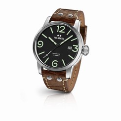 AUTHORIZED DEALER TW STEEL MS16 Brown Leather Automatic 48mm Maverick Watch