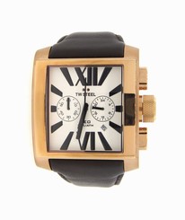 BRAND NEW TW STEEL CE3009 GOLD 42mm WRIST WATCH BROWN LEATHER