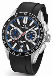 TW Steel Watch - Yamaha Factory Racing - GS1 Chronograph Black Rubber Strap 42mm
