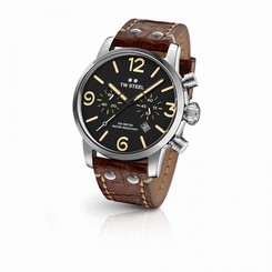 TW Steel Men`s Watch MS4 Chronograph Movement Maverick Collection 48mm