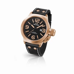 TW Steel Men`s Watch CS71 3-Hands Movement Rose Gold 45mm