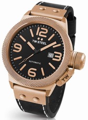 TW Steel Watch - New Canteen Collection - Automatic Leather 50mm CS76 (Men's)