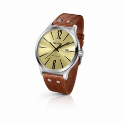 AUTHORIZED DEALER TW STEEL TWA1311 Slim Line Automatic Leather Strap 45mm Watch