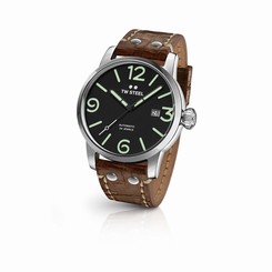 TW Steel Men`s Watch MS15 Automatic Movement Maverick Collection 45mm