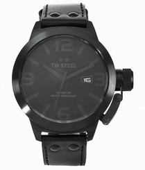 TW STEEL Canteen Cool Black 50mm Gents Watch TW822 - RRP ��350 - BRAND NEW