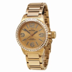 TW Steel TW305 Lady's Rose Gold IP Steel Swarovski Crystal Watch