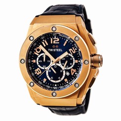 TW Steel CE4003 Gent's CEO Kivanc Chrono Quartz Blue Dial Blue Bend Watch