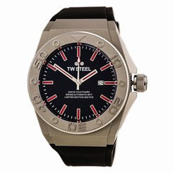 TW Steel CE5005 Gent's Black Strap Black Dial Automatic Dive Watch
