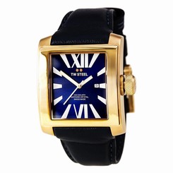 TW Steel CE3017 Unisex Blue Leather Strap Blue Dial Swiss Watch