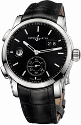 Ulysse Nardin Dual Time Manufacture 42mm Stainless Steel 3343-126/92 Ret: $9,800