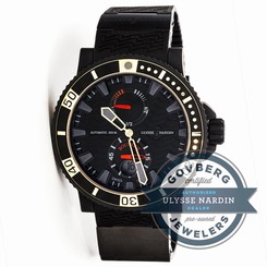 Ulysee Nardin Marine Diver LE Automatic Steel Date Strap Watch 263-95-3C