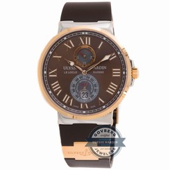 Ulysse Nardin Maxi Marine Chronometer 265-67-3/45 Auto Steel Gold Mens Watch