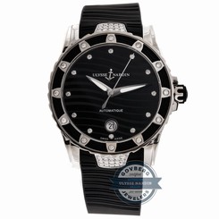 Ulysse Nardin Lady Diver 8153-180E-3C/12 Auto Steel Diamonds Ladies Watch Date