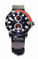 Ulysse Nardin Maxi Marine Diver Titanium 45mm Black Orange Watch 263-90-3/92 717449267672
