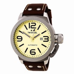 TW Steel Gent's TWA953 Canteen Brown Leather Band Automatic Watch