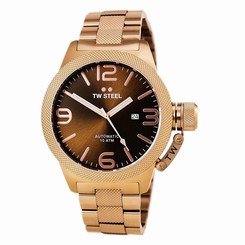TW Steel CB196 Gent's Canteen Automatic Brown Dial Rose Gold Watch