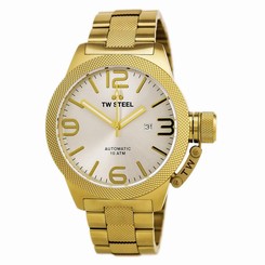 TW Steel CB86 Gent's Automatic Silver Dial Yellow Gold Watch